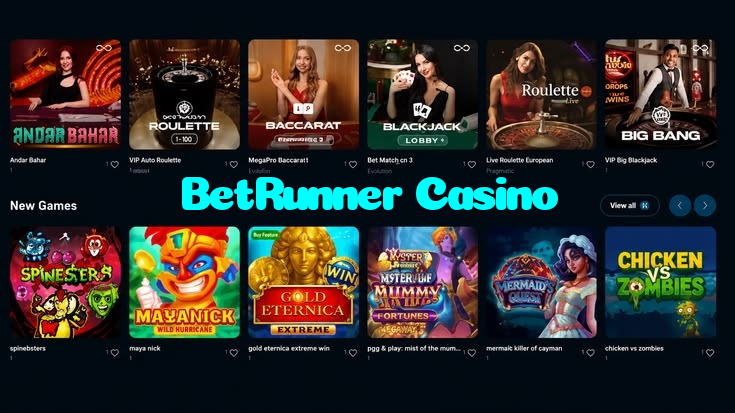 available types of BetRunner Casino bet including pre-match live express and system bets